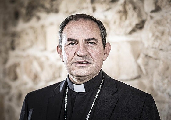 Abilio Martínez en el año 2017, cuando fue nombrado obispo de Osma-Soria.