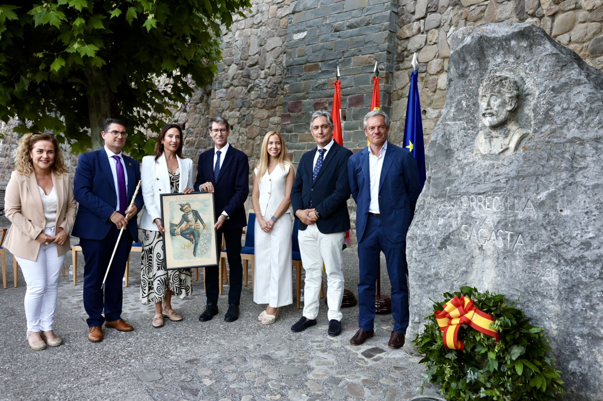 Acto institucional en memoria de Práxedes Mateo-Sagasta