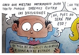 Los divorcios en La Rioja, según Tris