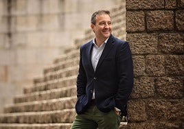 Carlos Mena, en Vitoria.