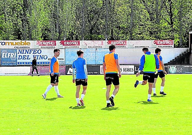 Uno de los calentamientos de la pasada temporada.
