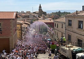 Regados con vino clarete, en San Asensio.