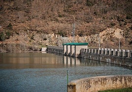 Embalse de González Lacasa, durante el mes de marzo.