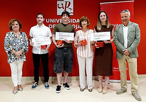 La UR acoge la entrega de la Beca Santander Excelencia 360º y los dos Premios de Emprendimiento