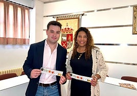 El concejal de Festejos, Rubén Moreno, y la concejala de Servicios Sociales e Igualdad, Amy Rivera.