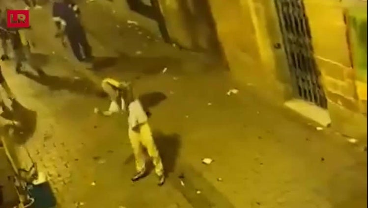 Vandalismo en el centro histórico de Logroño