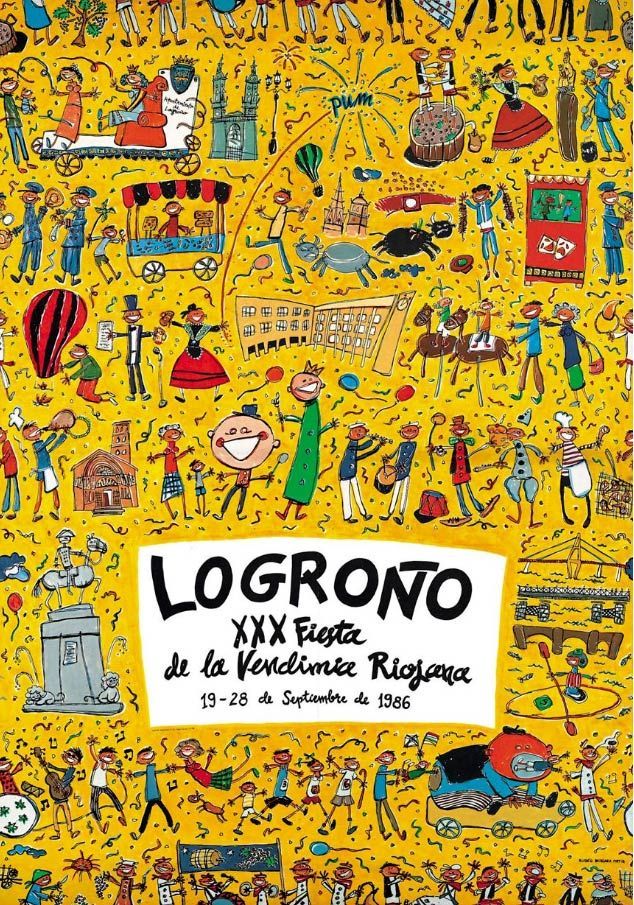 El cartel del año 1986.