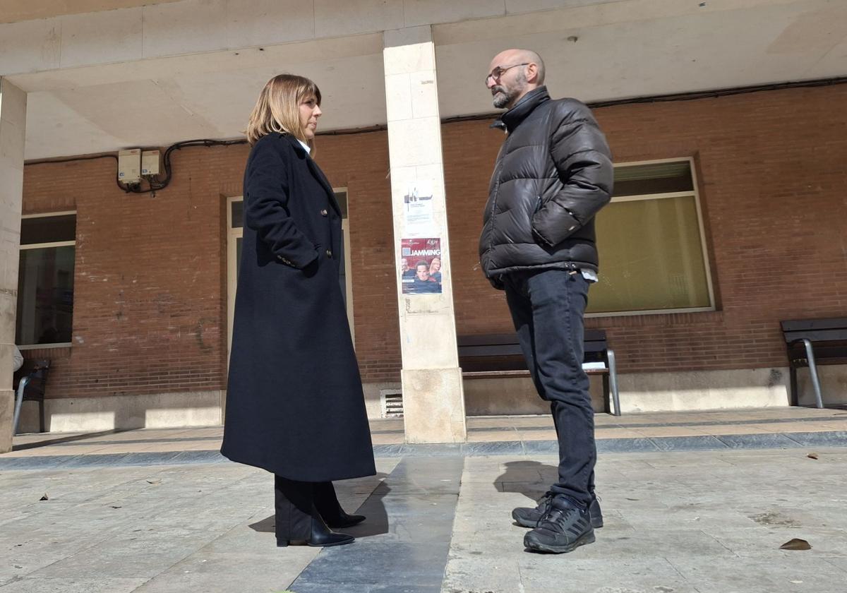 Laura Llorente y Pietro Chesús Alvero, los ediles de Vox que dimieron en marzo.