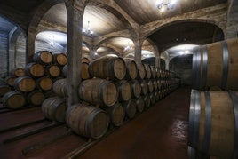 Nave de barricas.