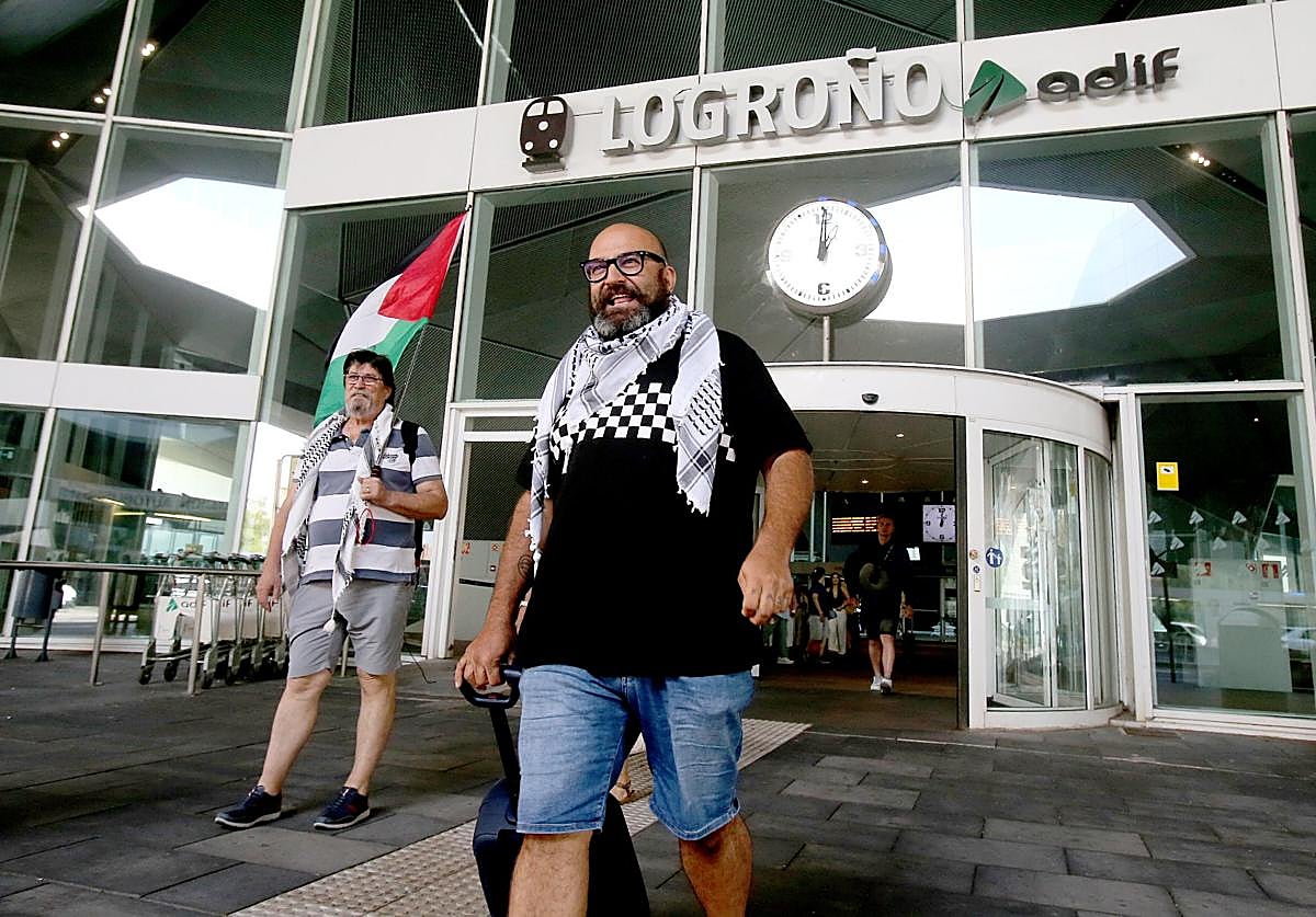 El activista propalestino Sergio Toribio