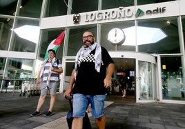 El activista propalestino Sergio Toribio.