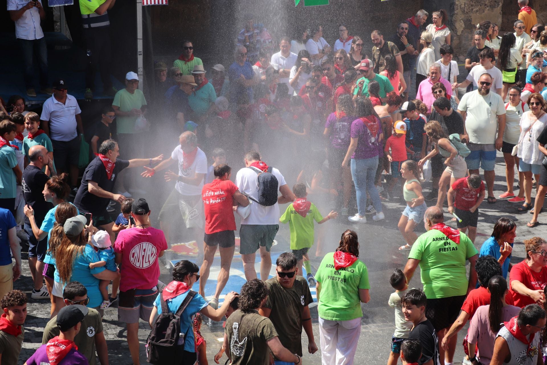 Primer día de las fiestas de Arnedillo