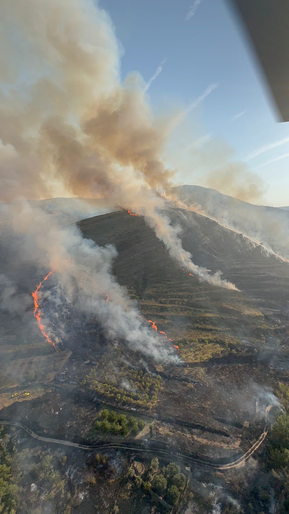 Las imágenes del incendio de Cornago
