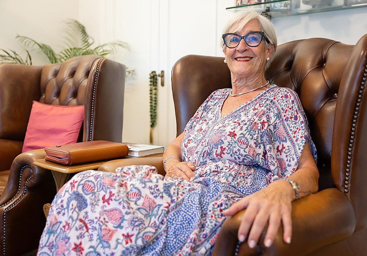 Ana Fernández-Torija posa para Diario LA RIOJA tras su jubilación.