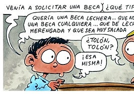 Las becas, según Tris