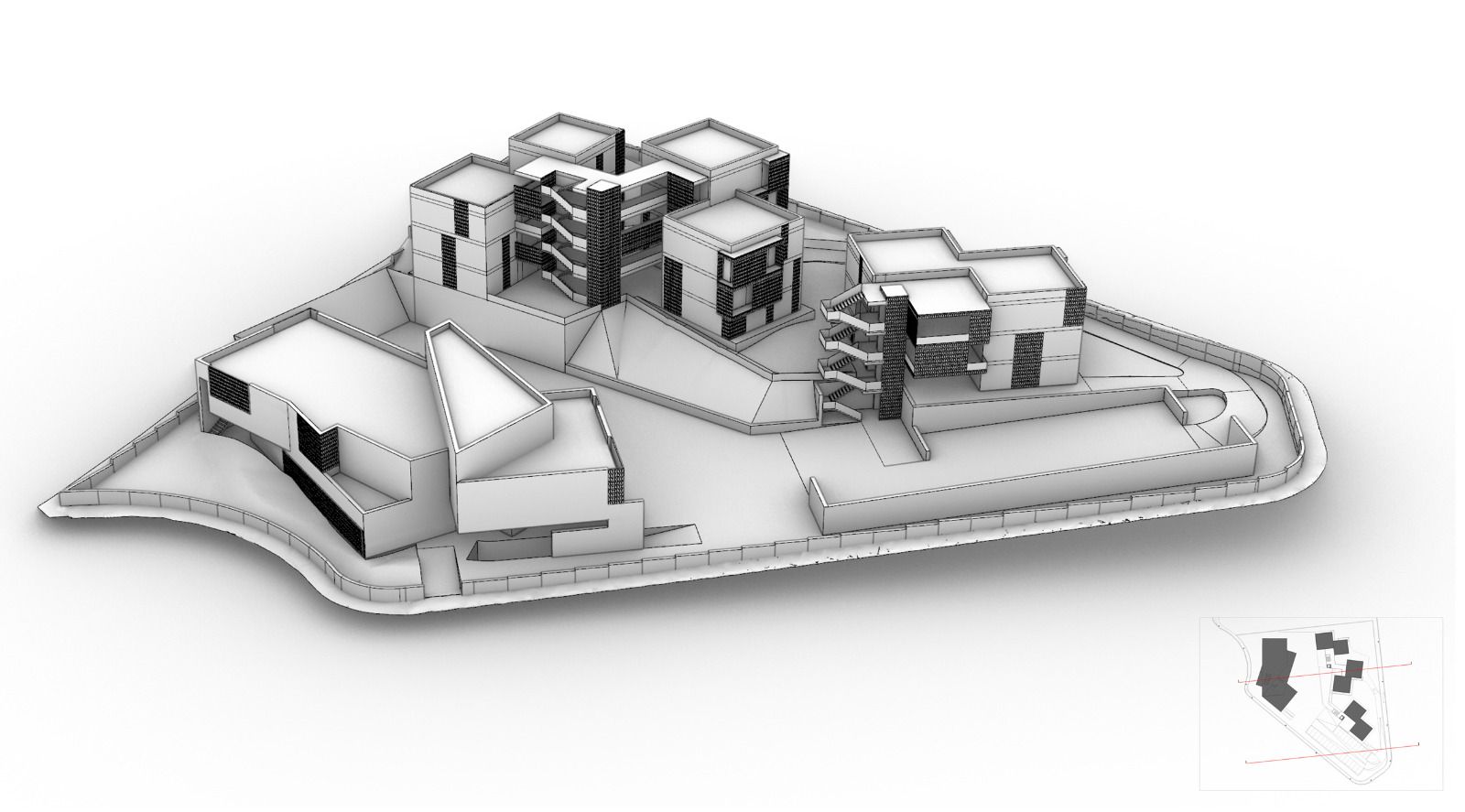Recreación del futuro acuartelamiento de Villamediana de Iregua.