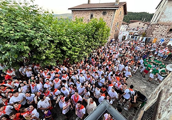 Disparo del cohete en El Rasillo.