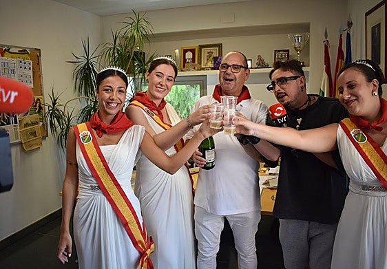 Las imágenes del cohete de las fiestas de Rincón de Soto