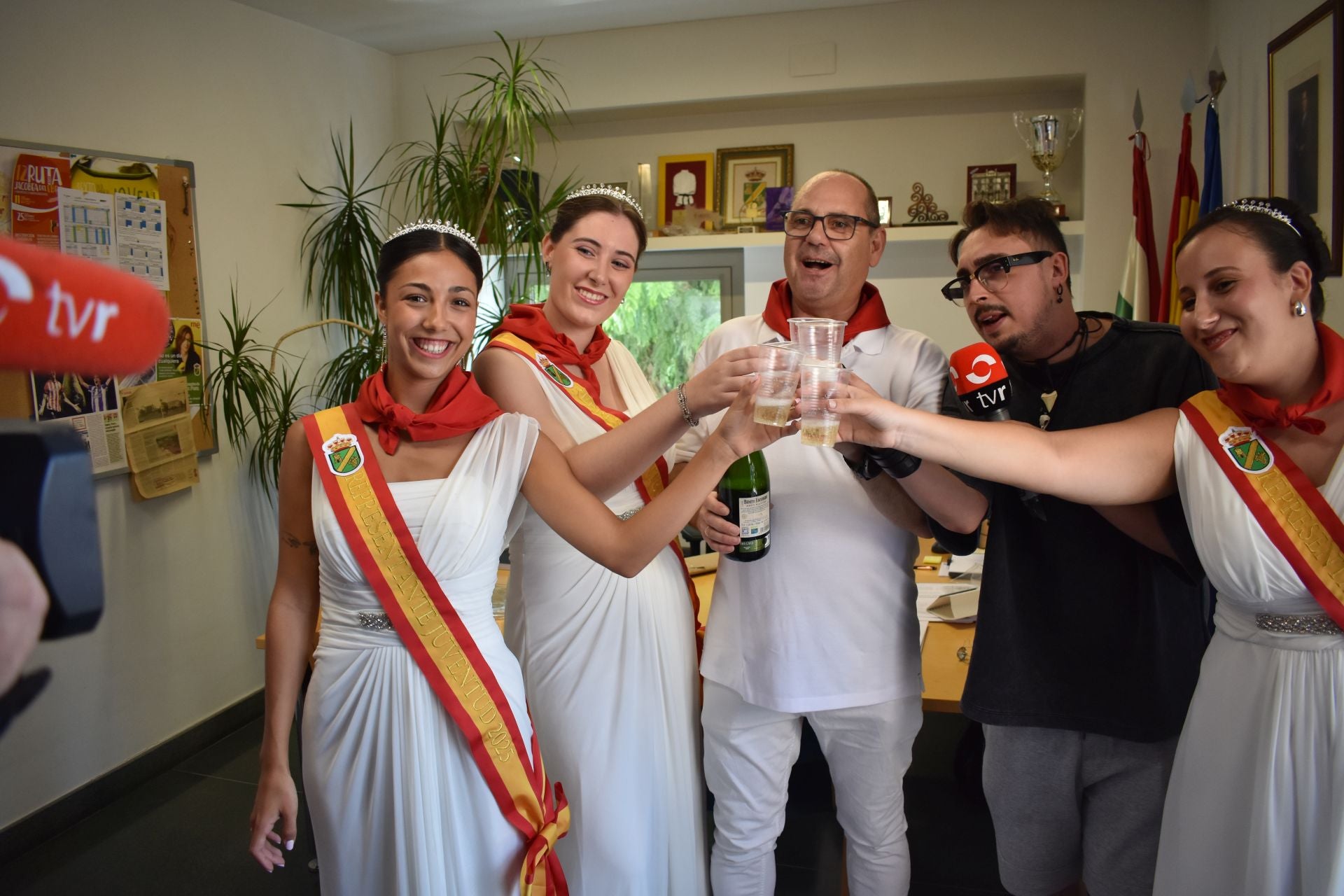 Las imágenes del cohete de las fiestas de Rincón de Soto