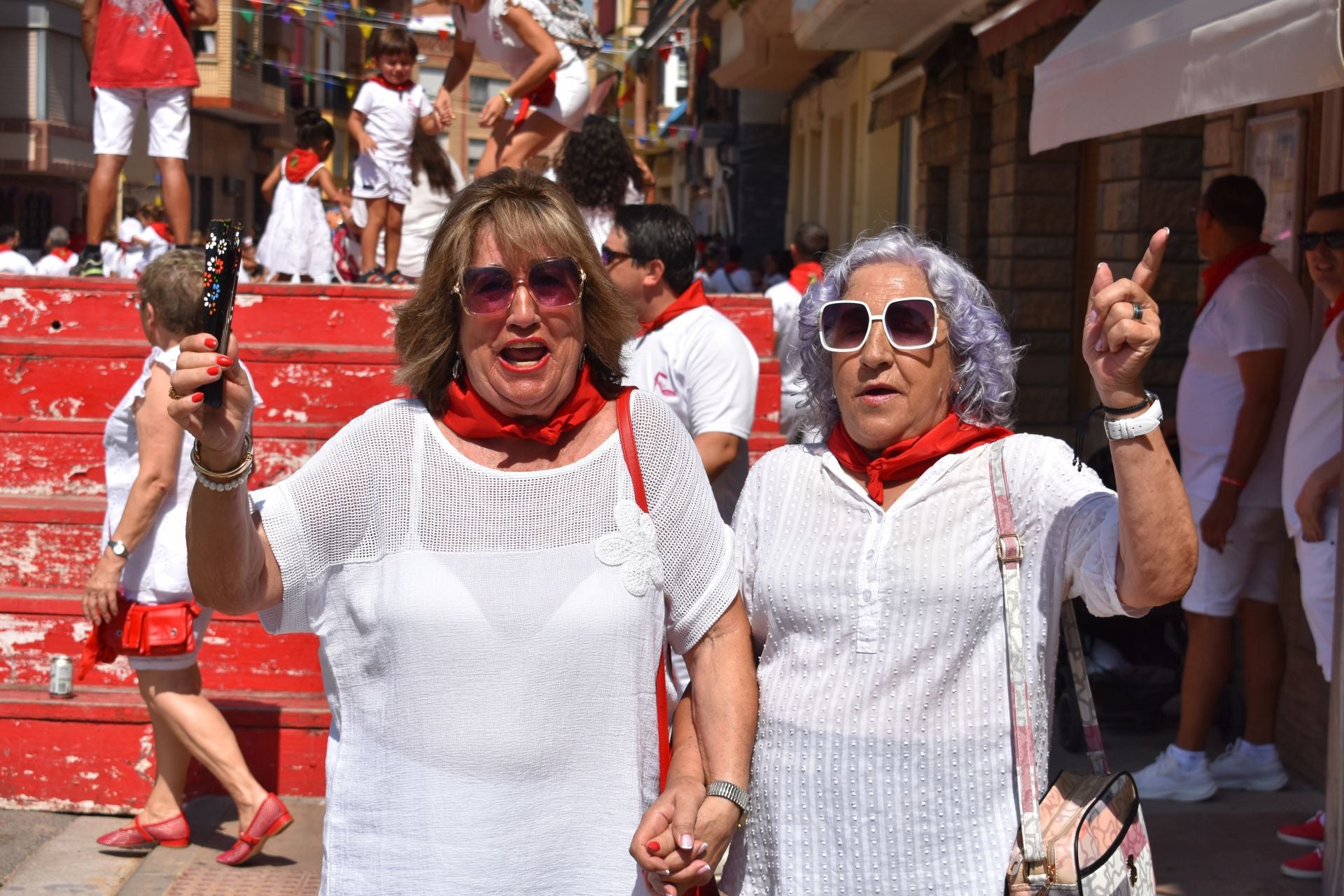 Las imágenes del cohete de las fiestas de Rincón de Soto