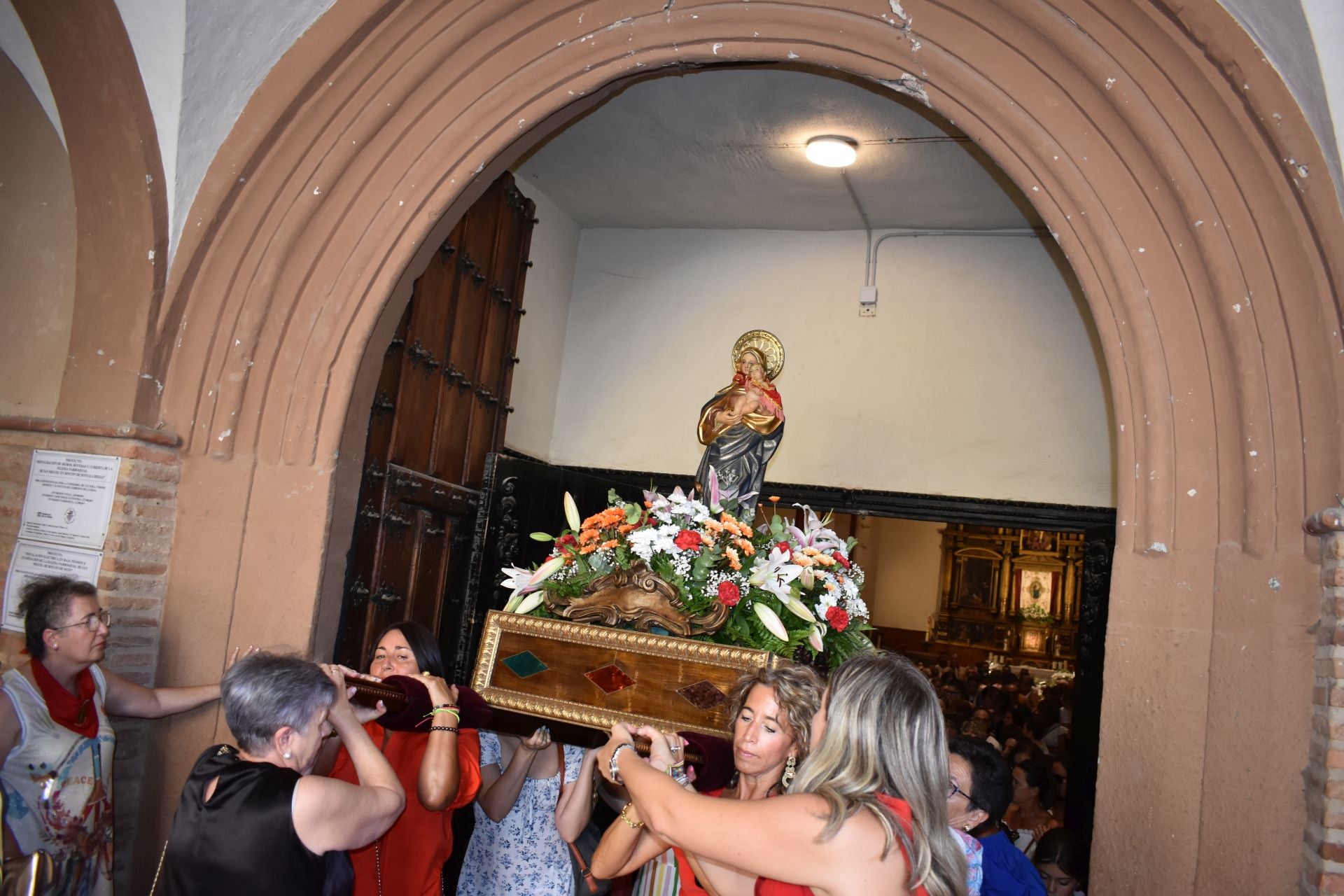 Las imágenes de la procesión de la Virgen de Carravieso en Rincón