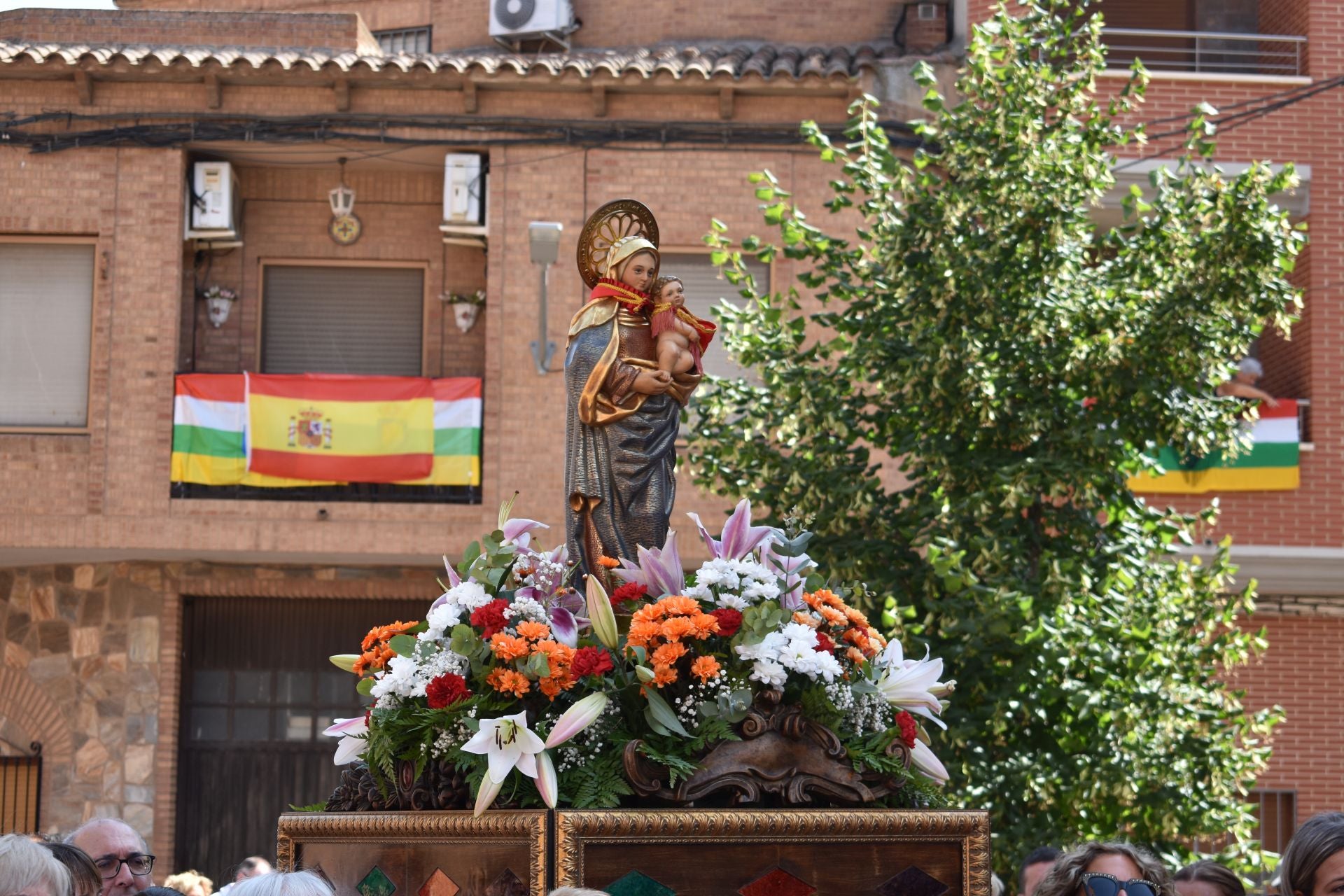Las imágenes de la procesión de la Virgen de Carravieso en Rincón