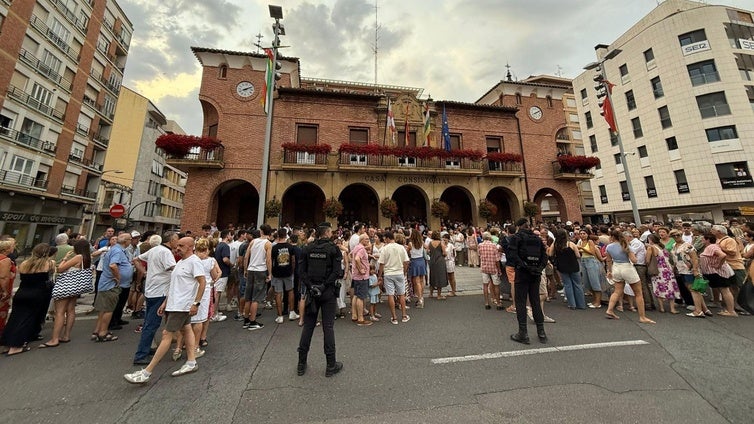 Concentración en Calahorra para reclamar más seguridad.