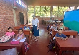 La dominica María Luisa Rodríguez busca apoyos para un local que ayude a los niños pobres del inicio del Amazonas.