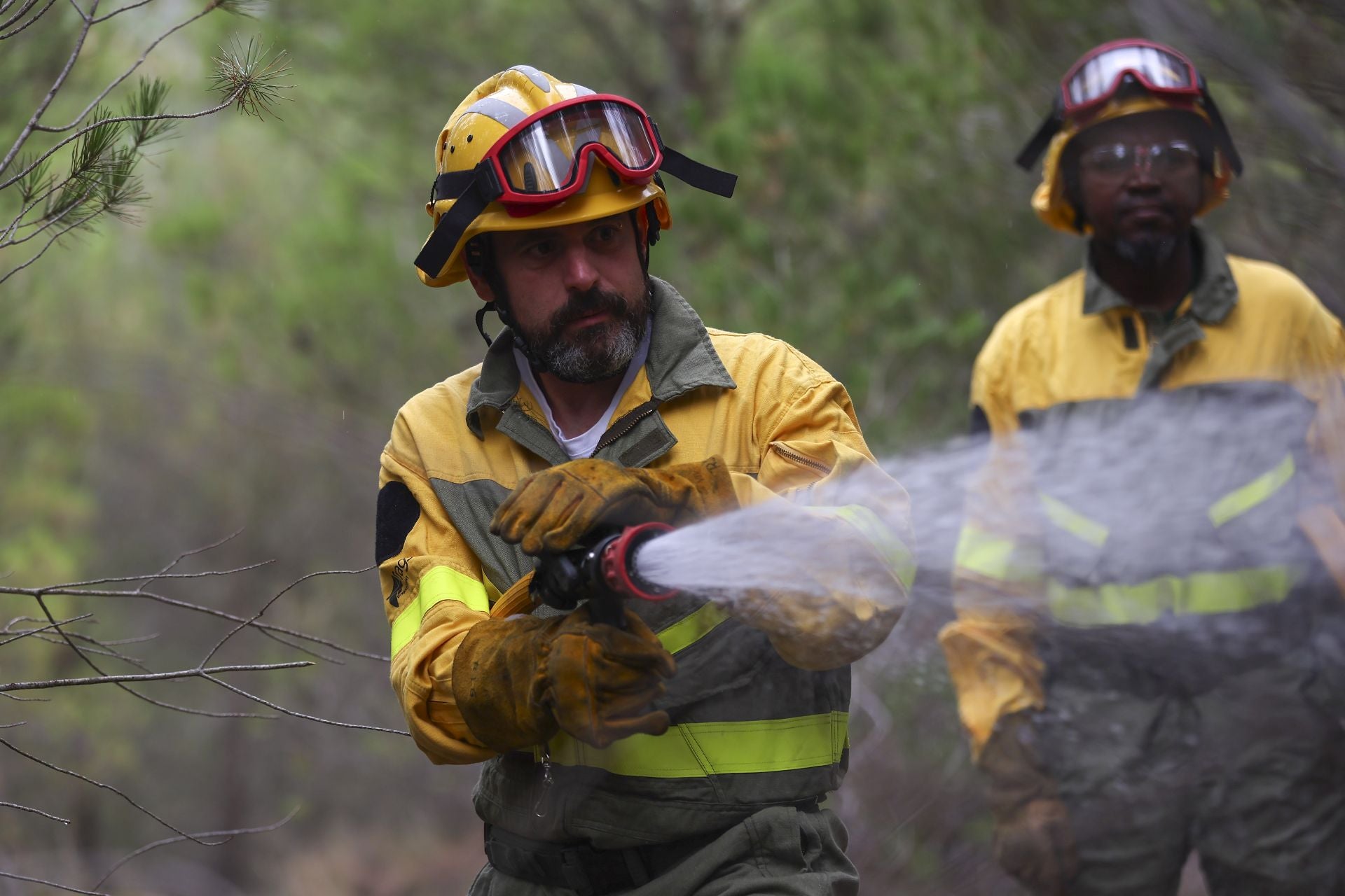El día después del incendio en Fonzaleche y Gimileo