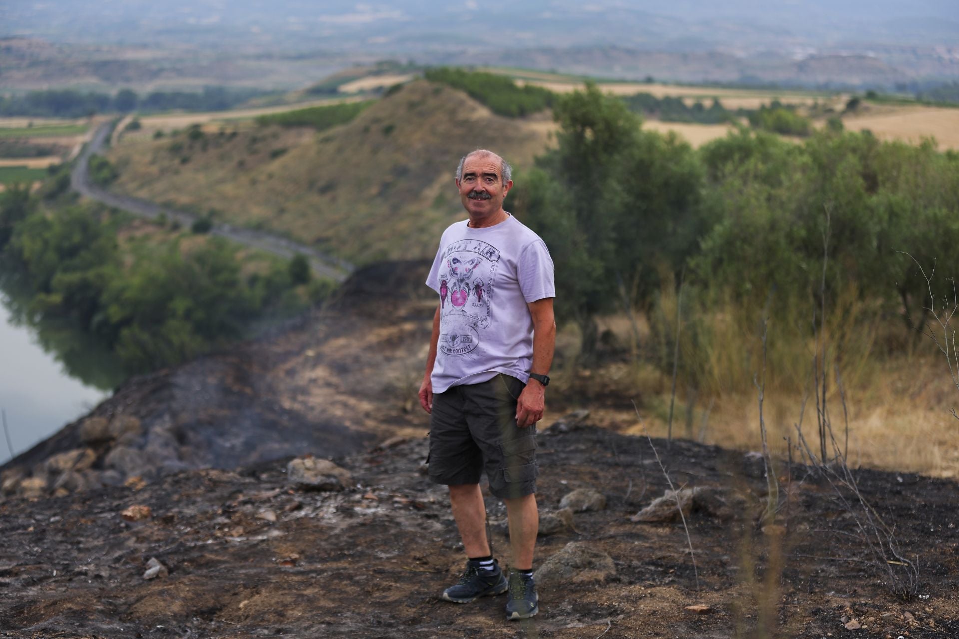 El día después del incendio en Fonzaleche y Gimileo