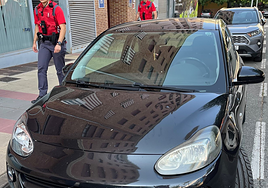 Vehículo implicado en la agresión denunciada.