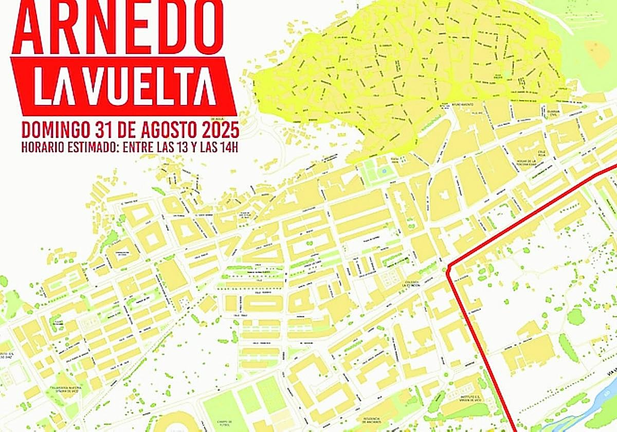 El pelotón entrará por Planarresano y saldrá por las Revueltas.