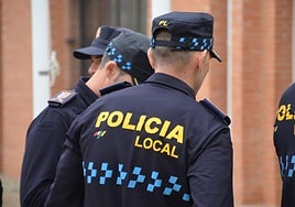 Policías locales de Calahorra.
