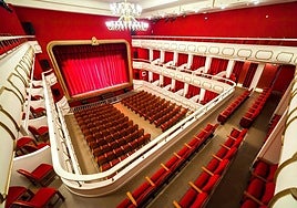 Interior del teatro Ideal.