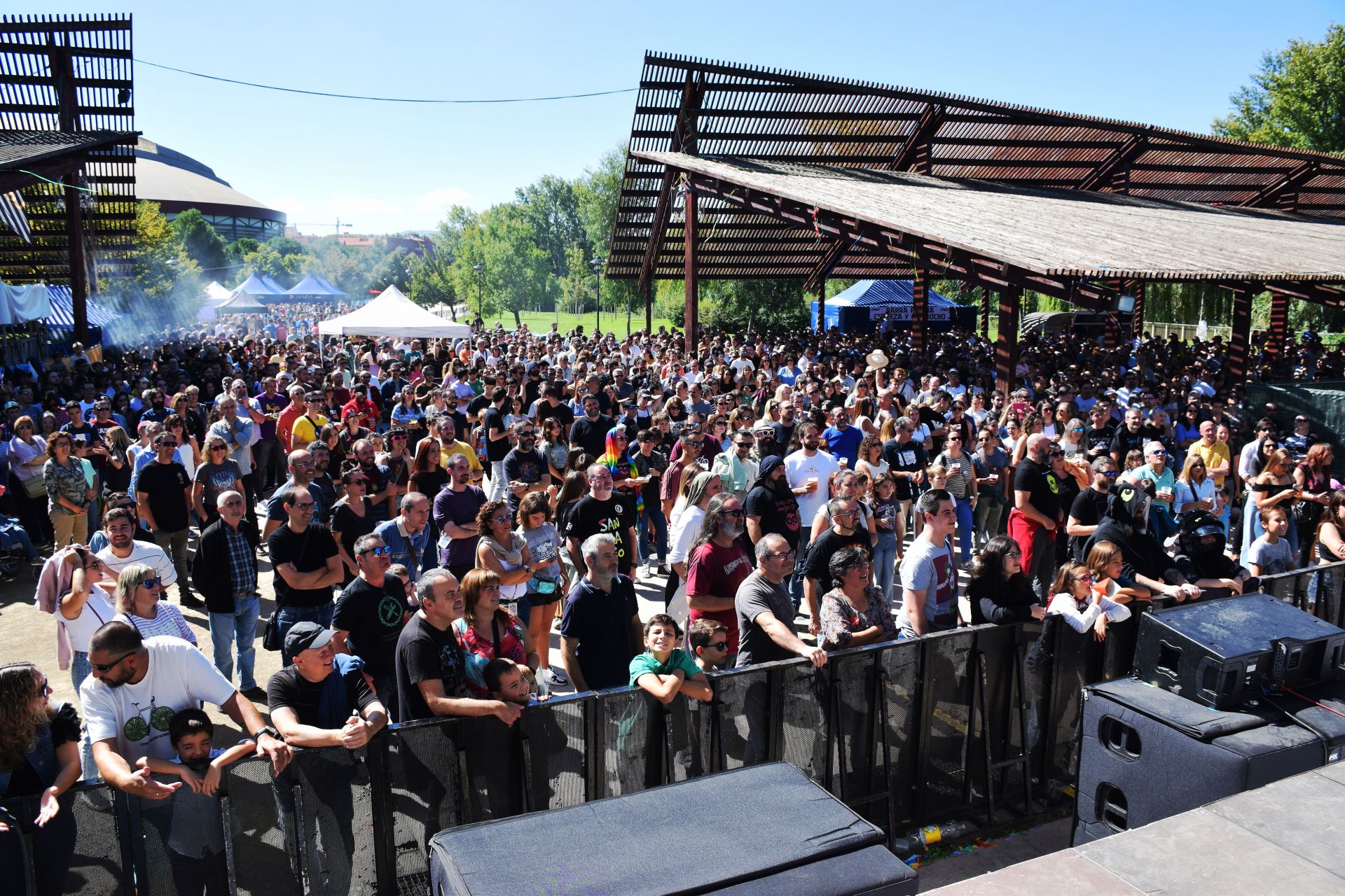 Último 'Espacio Peñas' en el parque de La Ribera en los sanmateos de 2023.