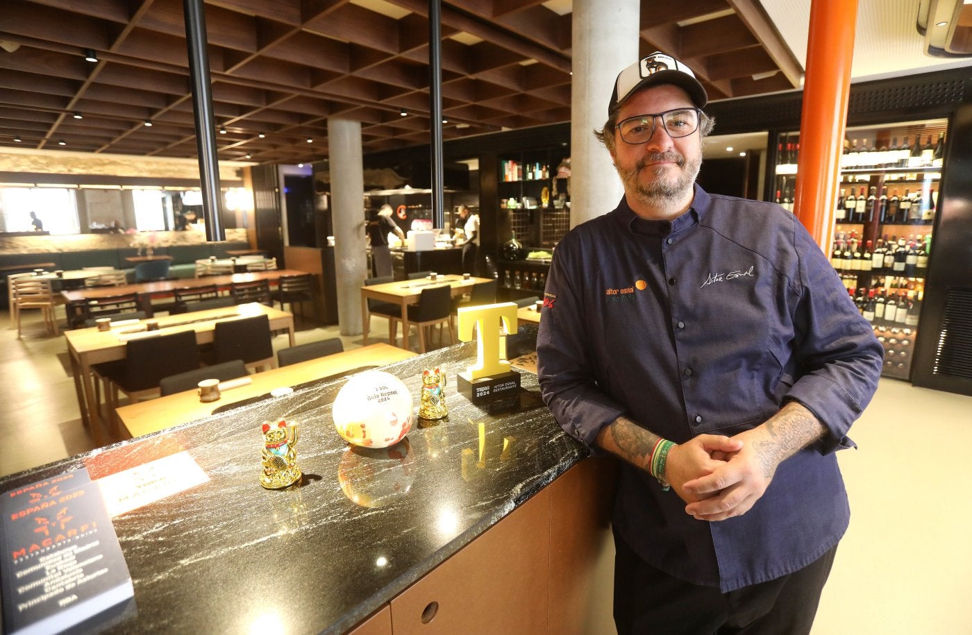 Aitor Esnal, que en 2021 abrió este restaurante en la logroñesa calle Sagasta.