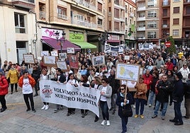 Imagen de la manifestación de la Plataforma del pasado 27 de abril.