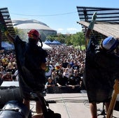 Concierto en el Espacio Peñas, en 2023.