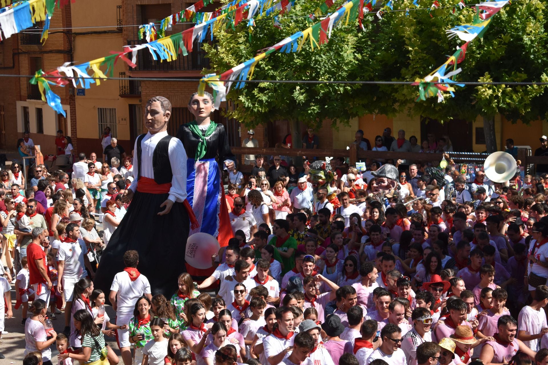 Todo el color de las fiestas de Aldanueva de Ebro