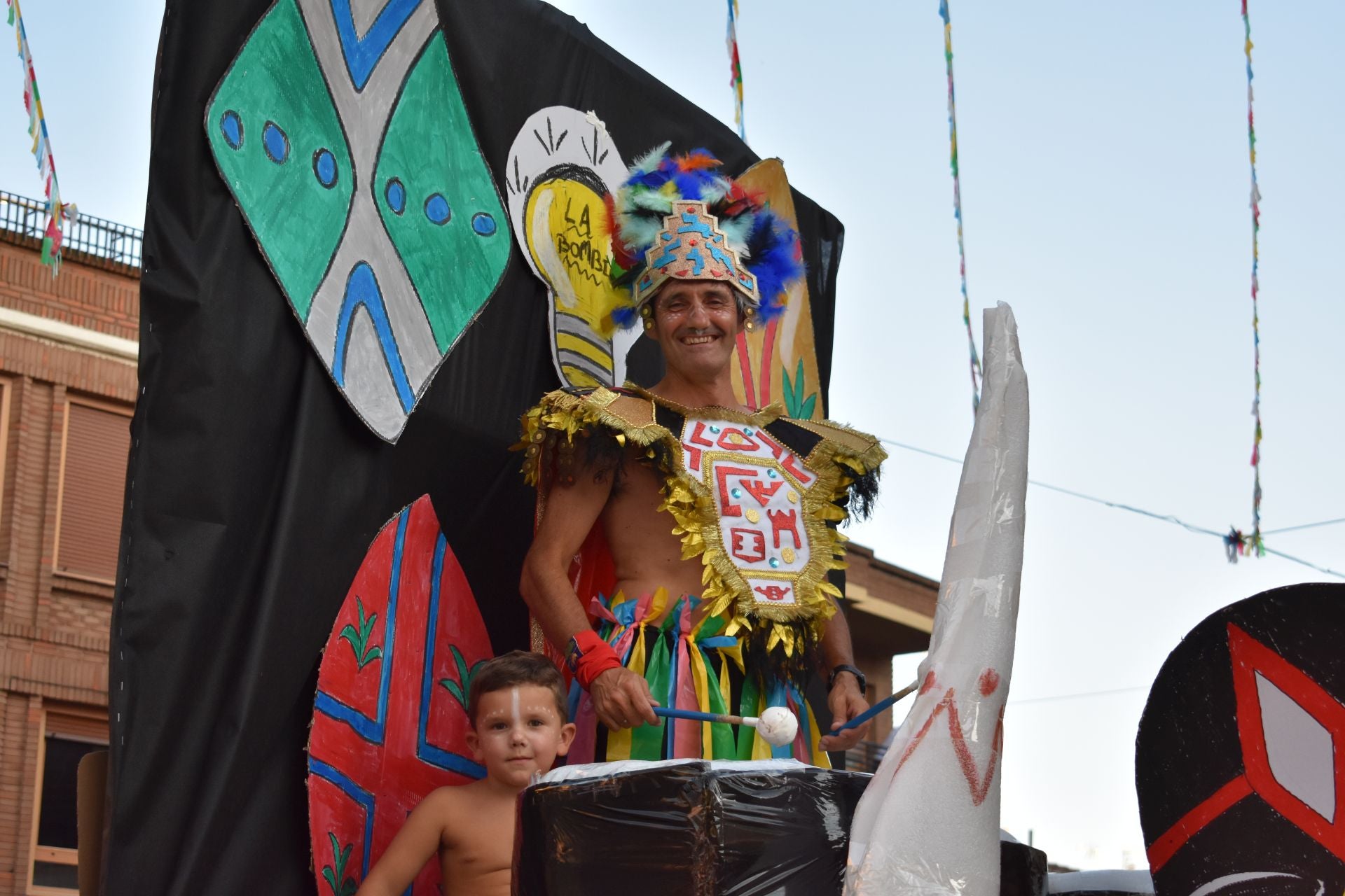 Todo el color de las fiestas de Aldanueva de Ebro