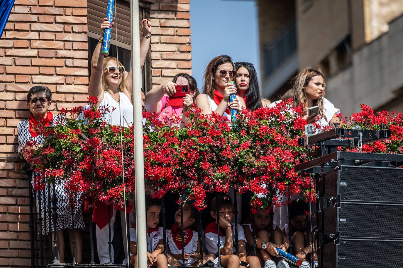 Chupinazo y carrozas: las primeras imágenes de Calahorra en fiestas