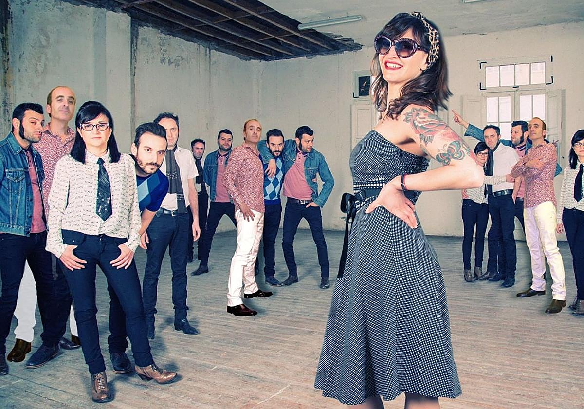 Imagen promocional del grupo riojano Eli y los Revivalites.