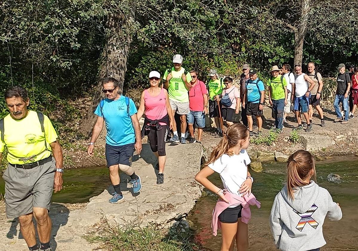 El Paseo Saludable jarrero visitó Gimileo y Ollauri