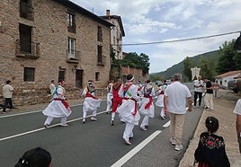 Procesión de la Virgen del Villar de Pradillo, en una imagen de archivo.