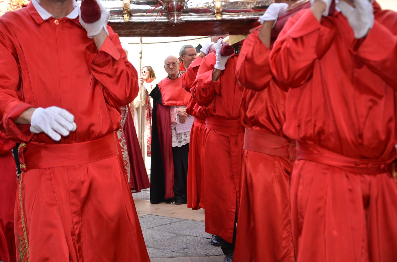 Calahorra despide las fiestas con una procesión a sus patronos
