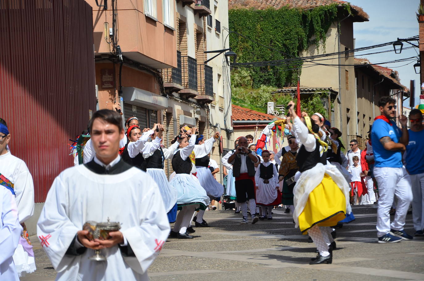 Calahorra despide las fiestas con una procesión a sus patronos