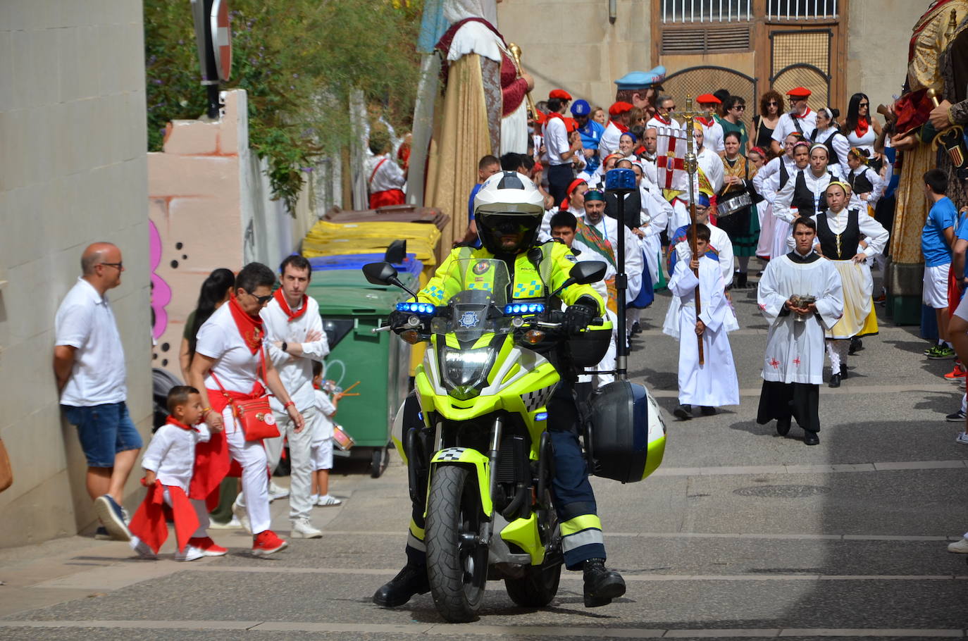 Calahorra despide las fiestas con una procesión a sus patronos