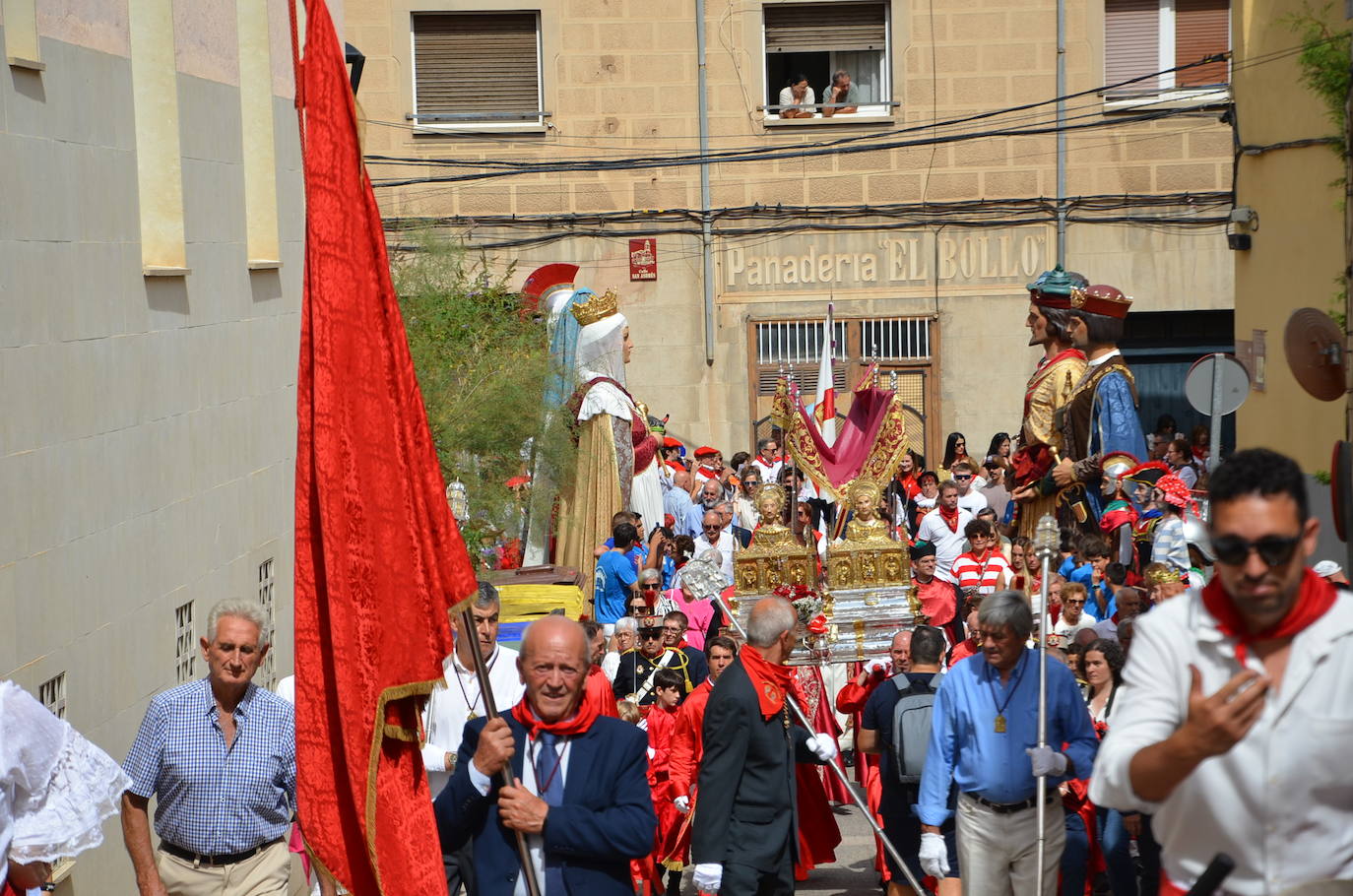 Calahorra despide las fiestas con una procesión a sus patronos