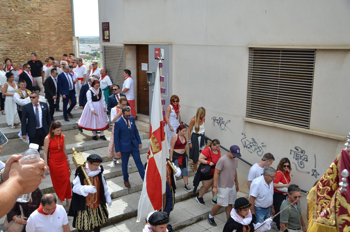 Calahorra despide las fiestas con una procesión a sus patronos