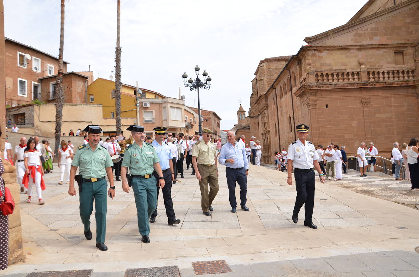 Calahorra despide las fiestas con una procesión a sus patronos